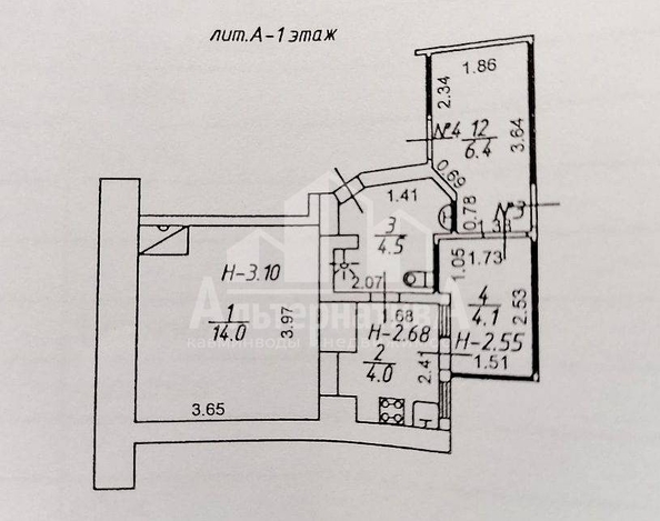 
  Продается 2-комн. квартира 56.9 м². Фото 3.