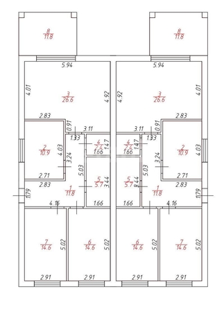 
  Продается дом, 105 м², Михайловск
. Фото 22.