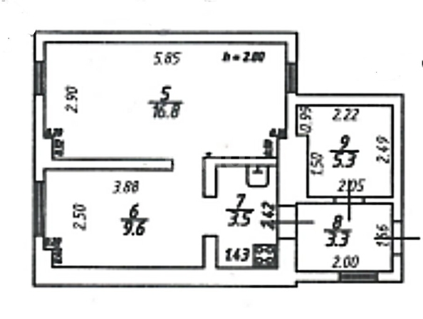 
  Продается 2-комн. квартира 38 м². Фото 1.