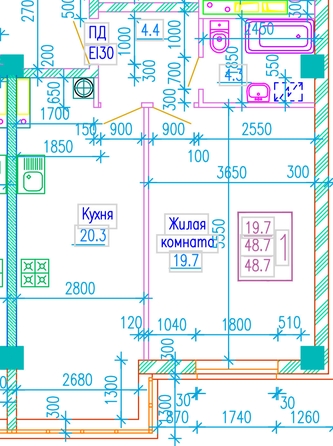 
  Продается 1-комн. квартира, 49 м², Пестова ул, д. 5
. Фото 9.