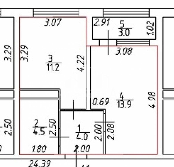 
  Продается 1-комн. квартира, 36 м², 40 лет Октября ул
. Фото 2.