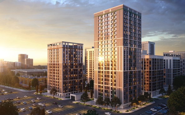 
  Продается 1-комн. квартира, 44.3 м², ЖК Кварталы 17/77, литер 7.2
. Фото 1.