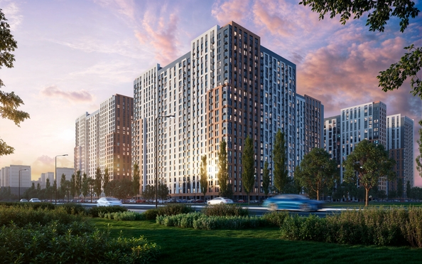 
  Продается 2-комн. квартира 60.5 м², в ЖК Первый, 101.1. Фото 1.