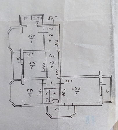 
   Продам 3-комнатную, 123 м², Менделеева пер, 4

. Фото 14.