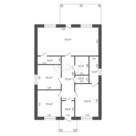 
   Продам дом, 135.4 м², Ставрополь

. Фото 9.