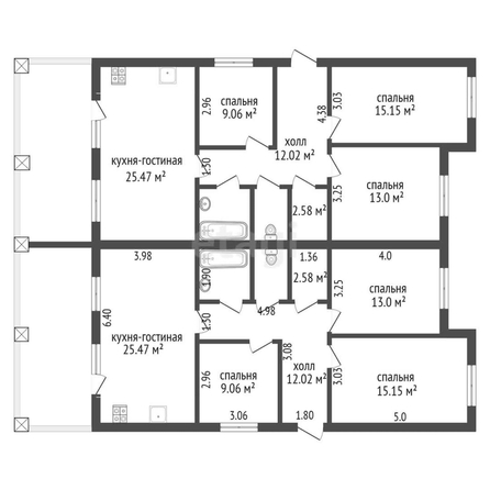 
   Продам коттедж, 115 м², Михайловск

. Фото 10.