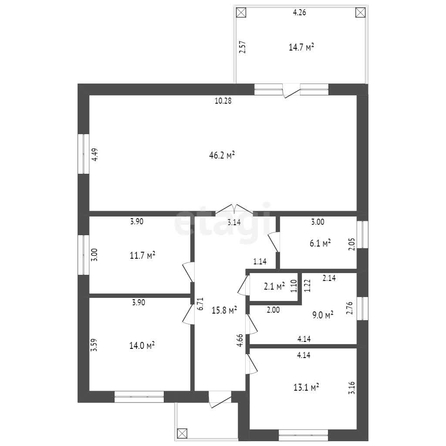 
   Продам дом, 139.1 м², Михайловск

. Фото 7.