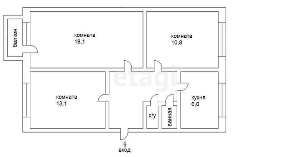 
   Продам дом, 80 м², Светлоград

. Фото 8.