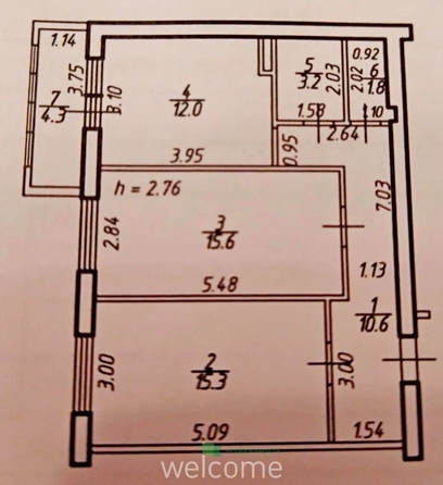 
  Продается 2-комн. квартира 62 м². Фото 9.