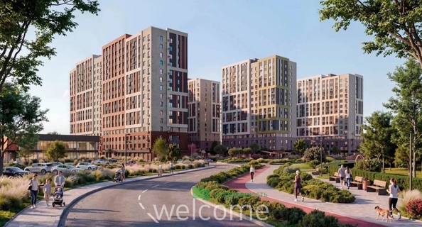
  Продается 1-комн. квартира 41.2 м², в ЖК Лермонтов Парк. Фото 1.