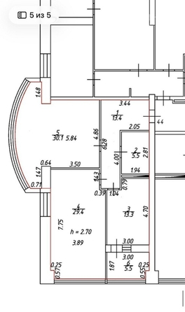 
  Продается 2-комн. квартира 97.2 м². Фото 27.