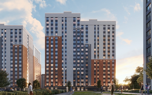 
  Продается 1-комн. квартира 34.7 м², в ЖК Основа, литер 6.2. Фото 1.