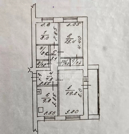 
  Продается 3-комн. квартира 65.1 м². Фото 13.