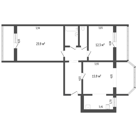 
   Продам 3-комнатную, 98.6 м², Ленина ул, 204/2

. Фото 10.