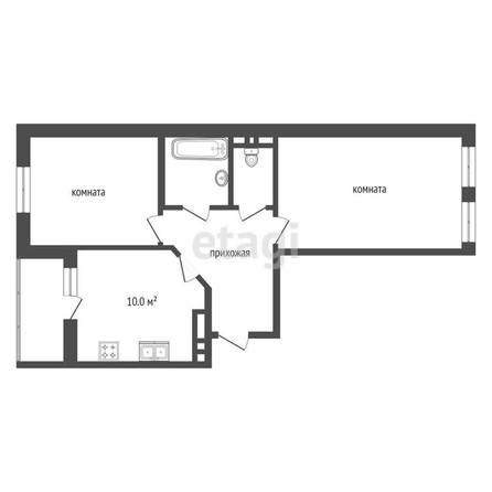 
   Продам 2-комнатную, 63.3 м², Матрёны Наздрачёвой ул, 3/1

. Фото 11.