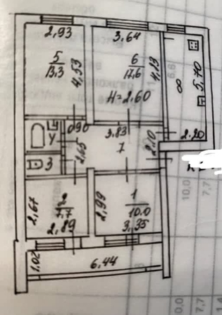 
   Продам 4-комнатную, 75.3 м², Мира ул, 456

. Фото 11.