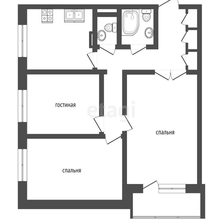 
   Продам 2-комнатную, 71.3 м², Чехова ул, 85/16

. Фото 23.