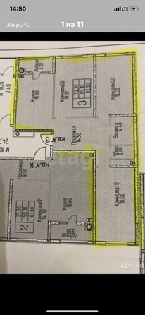 
  Сдам в аренду 3-комнатную квартиру, 57.2 м², Ставрополь

. Фото 22.