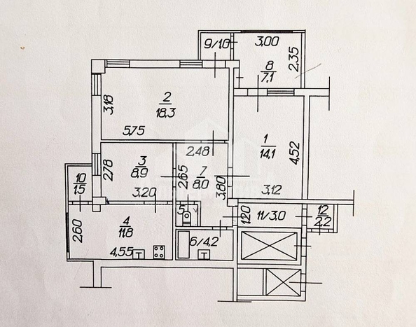 
  Продается 3-комн. квартира, 78.7 м², Набережная ул
. Фото 21.