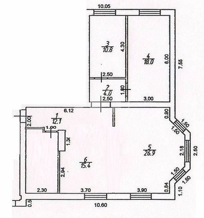 
  Продается 3-комн. квартира 96.4 м². Фото 17.