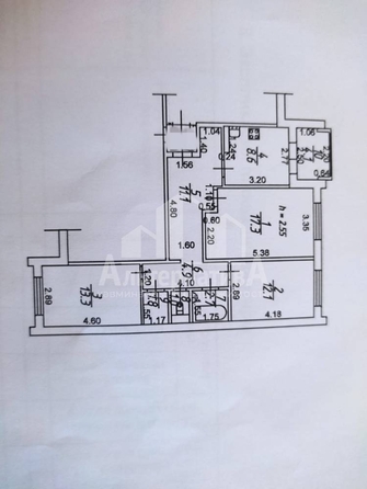 
   Продам 3-комнатную, 72.8 м², Азербайджанская ул

. Фото 13.