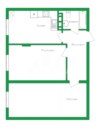 
   Продам 2-комнатную, 61.5 м², Гоголя ул

. Фото 14.