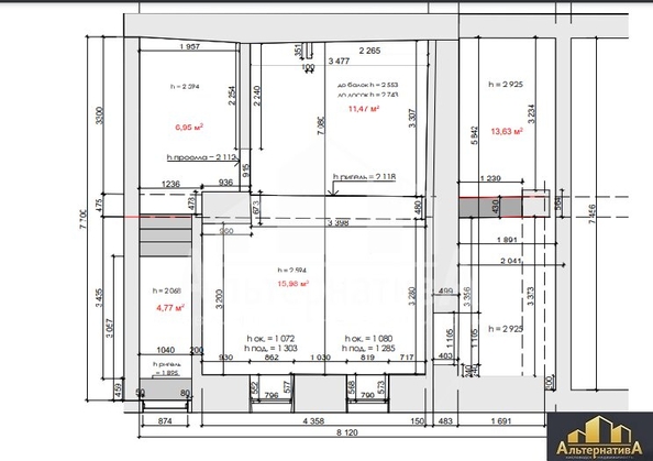 
  Продается 3-комн. квартира 93.4 м². Фото 8.