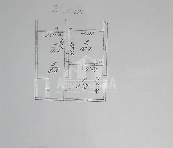 
  Продается 2-комн. квартира, 59.5 м², Подгорная ул
. Фото 1.