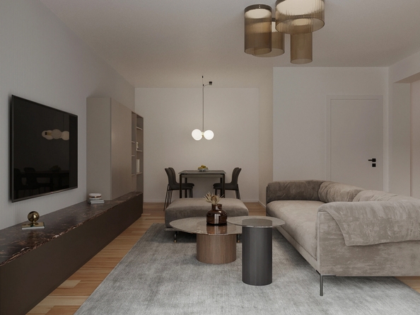 
  Продается 2-комн. квартира 56.6 м², в ЖК Панорама на Театральном, литера 1. Фото 13.