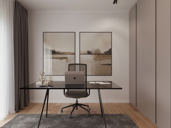 
  Продается 2-комн. квартира 56.6 м², в ЖК Панорама на Театральном, литера 1. Фото 21.