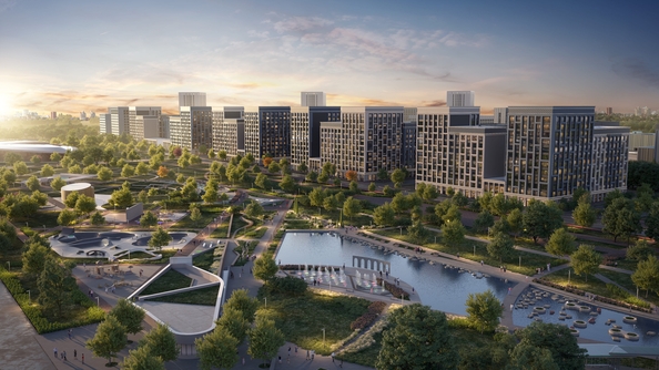 
  Продается 1-комн. квартира 33.3 м², в ЖК Сияние, литер 24/1. Фото 1.