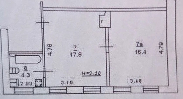 
  Продается 2-комн. квартира 38.6 м². Фото 10.