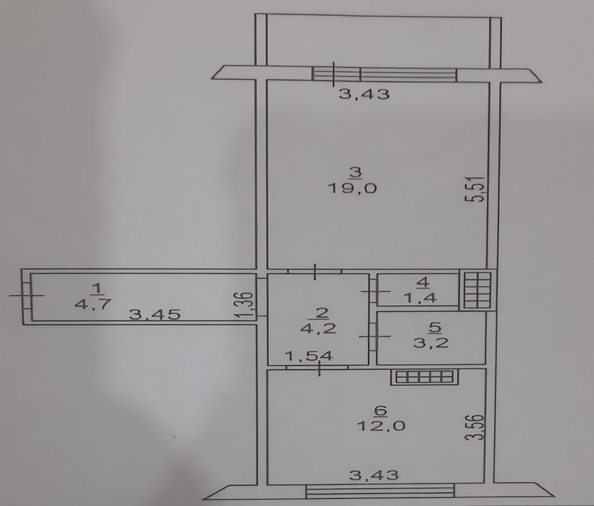 
  Продается 1-комн. квартира 47 м². Фото 10.