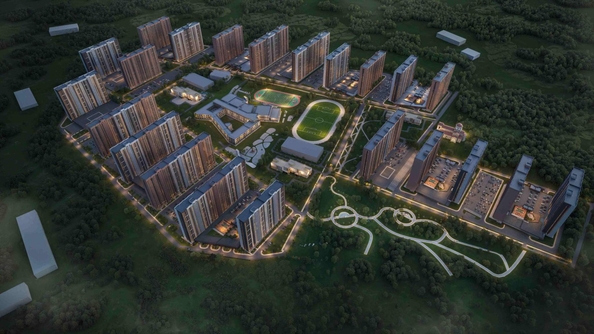 
  Продается 1-комн. квартира 35.59 м², в ЖК Октябрь Парк, 2.1. Фото 1.