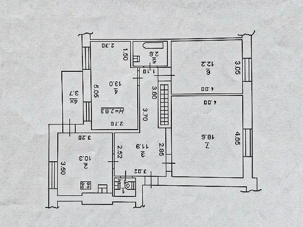 
  Продается 3-комн. квартира 69.8 м². Фото 14.