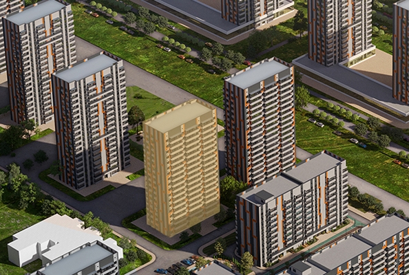 
  Продается 1-комн. квартира 43.74 м², в ЖК Западные Аллеи, литера 5.2. Фото 2.