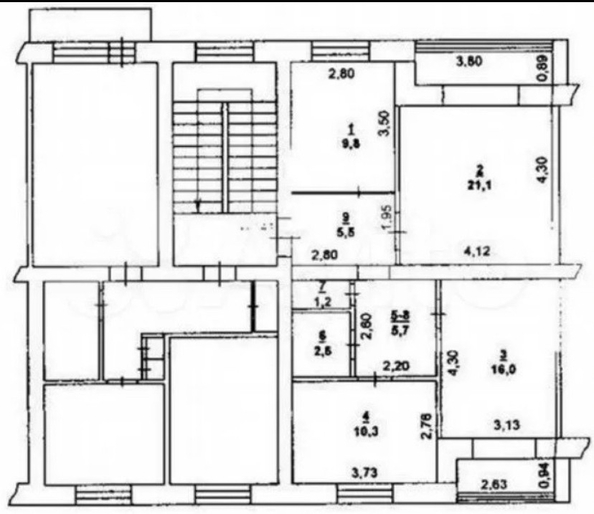 
  Продается 3-комн. квартира 72 м². Фото 9.