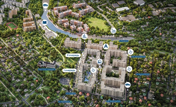 
  Продается 2-комн. квартира 67.66 м², в  Курортный квартал Ривьера, II оч. Фото 7.