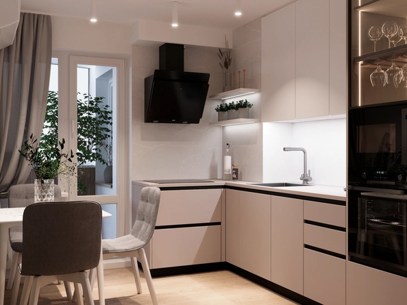 
  Продается 1-комн. квартира 35.9 м², в ЖК Панорама на Театральном, литера 1. Фото 3.
