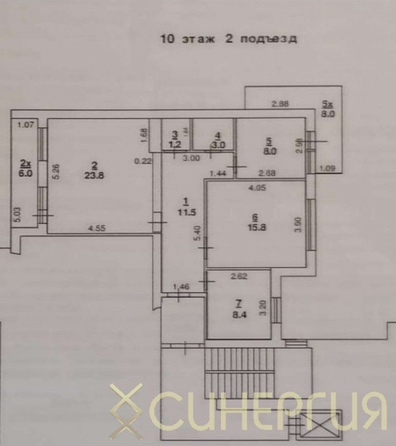 
   Продам 3-комнатную, 86 м², Максима Горького ул, 106

. Фото 6.