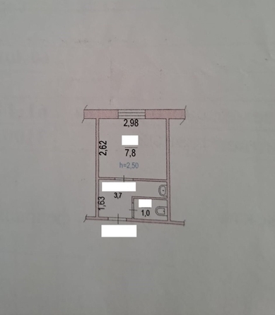 
   Продам 1-комнатную, 12.5 м², Казахская ул, 87/2

. Фото 1.