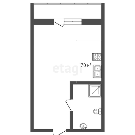 
   Продам 1-комнатную, 20.3 м², 

. Фото 1.