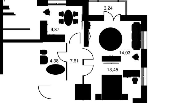 
   Продам 2-комнатную, 52.75 м², Культура, дом 2

. Фото 1.