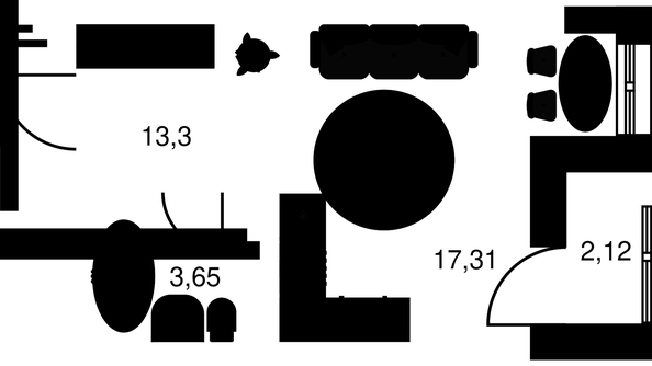 
   Продам студию, 27.44 м², Культура, дом 2

. Фото 1.