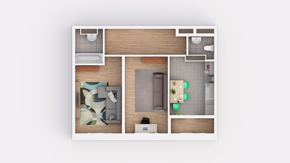 
   Продам 2-комнатную, 71.3 м², Зорге ул, 11Б

. Фото 2.
