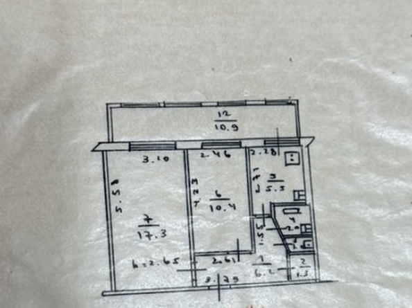 
   Продам 2-комнатную, 54.6 м², Добровольского ул, 14

. Фото 14.