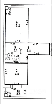 
   Продам 1-комнатную, 42 м², 2-я Володарского ул, 178

. Фото 8.