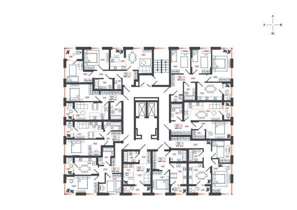 
  Продается 2-комн. квартира, 48.43 м², ЖК Темп, дом 2
. Фото 1.