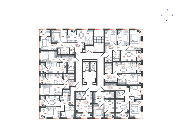 
  Продается 3-комн. квартира, 79.38 м², ЖК Темп, дом 2
. Фото 1.