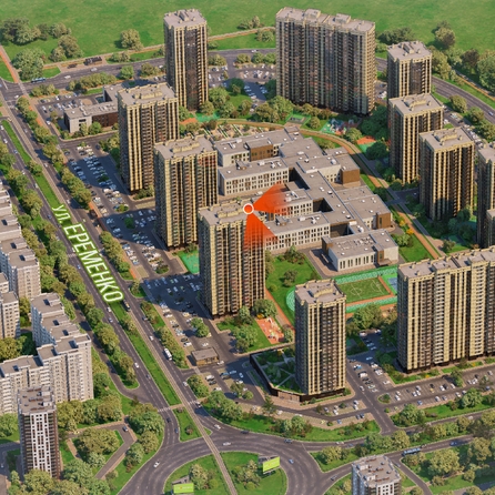
  Продается 3-комн. квартира, 83.93 м², ЖК Сокольники, литера 10
. Фото 3.
